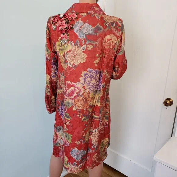 NWT JOHNNY WAS LA VIE FLEUR COAT. - Picture 16 of 17